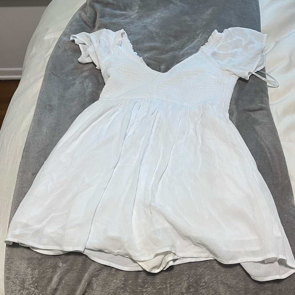 Hollister white dress